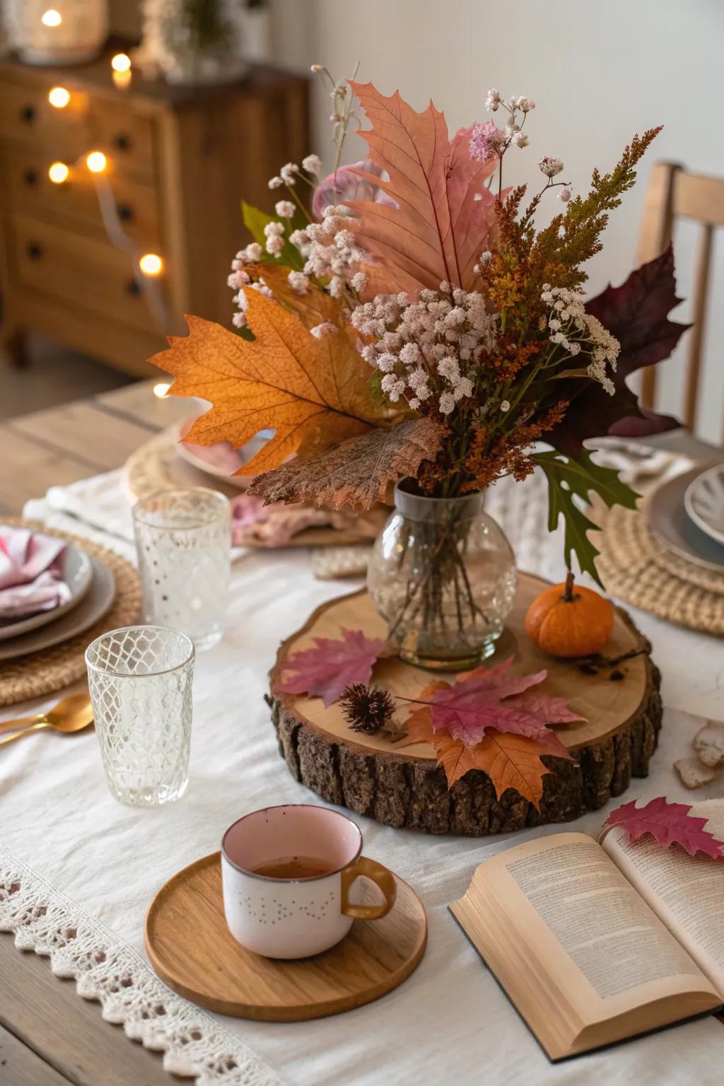 Celebrate the seasons with decor that reflects nature's beauty and brings warmth to your table.