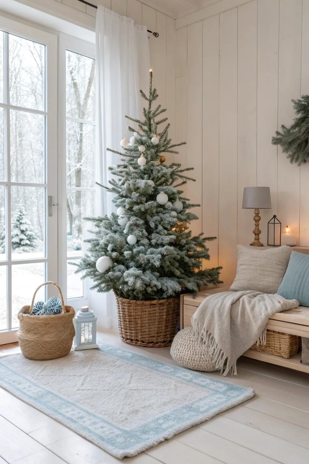 Transform your home into a winter wonderland for a magical holiday photoshoot.