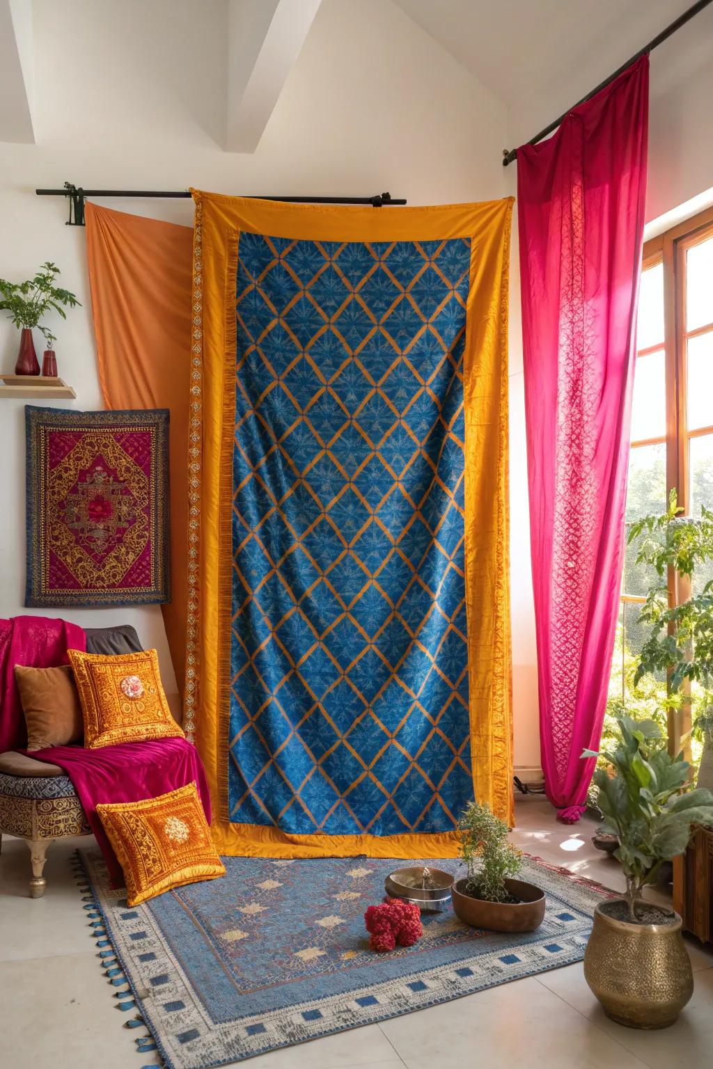 Make a statement with eclectic maximalist displays that celebrate color and creativity. 🎨 #BoldDesign #ColorfulSpaces #CreativeWalls