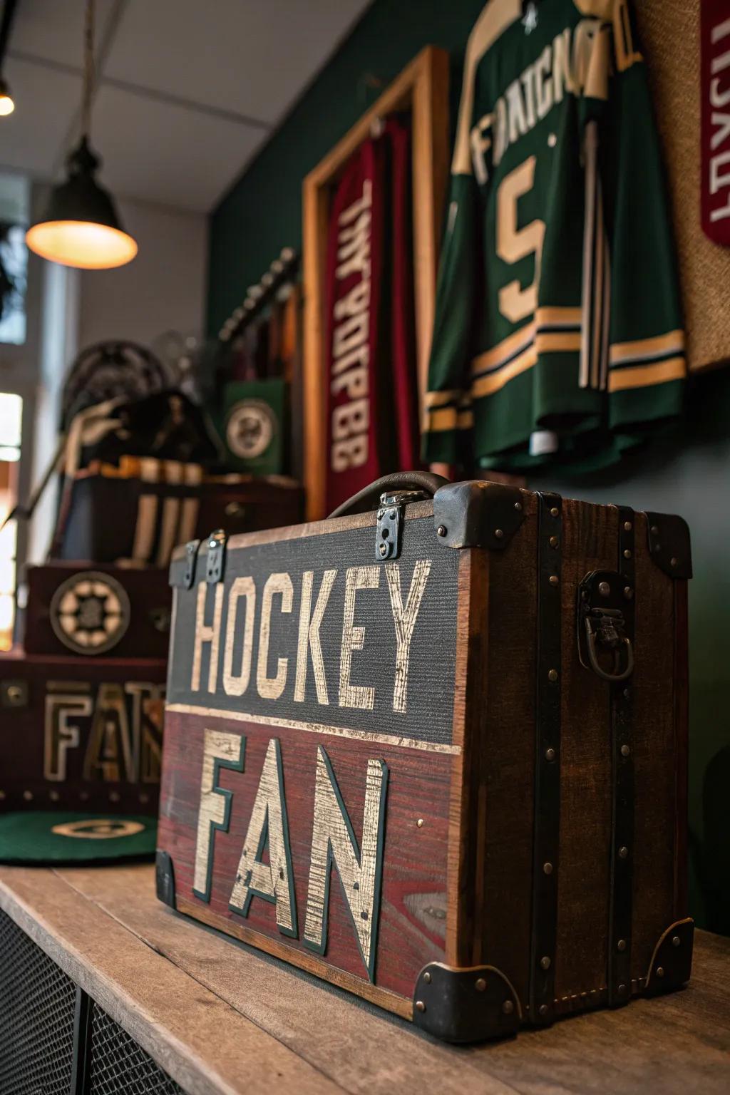 Add timeless charm to your space with a vintage-style sign that complements any decor.