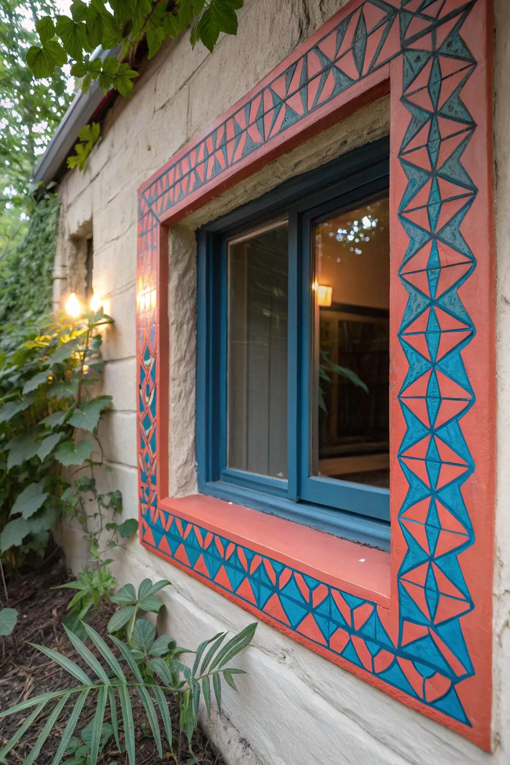 Modernize your space with geometric patterns that add depth and visual interest.