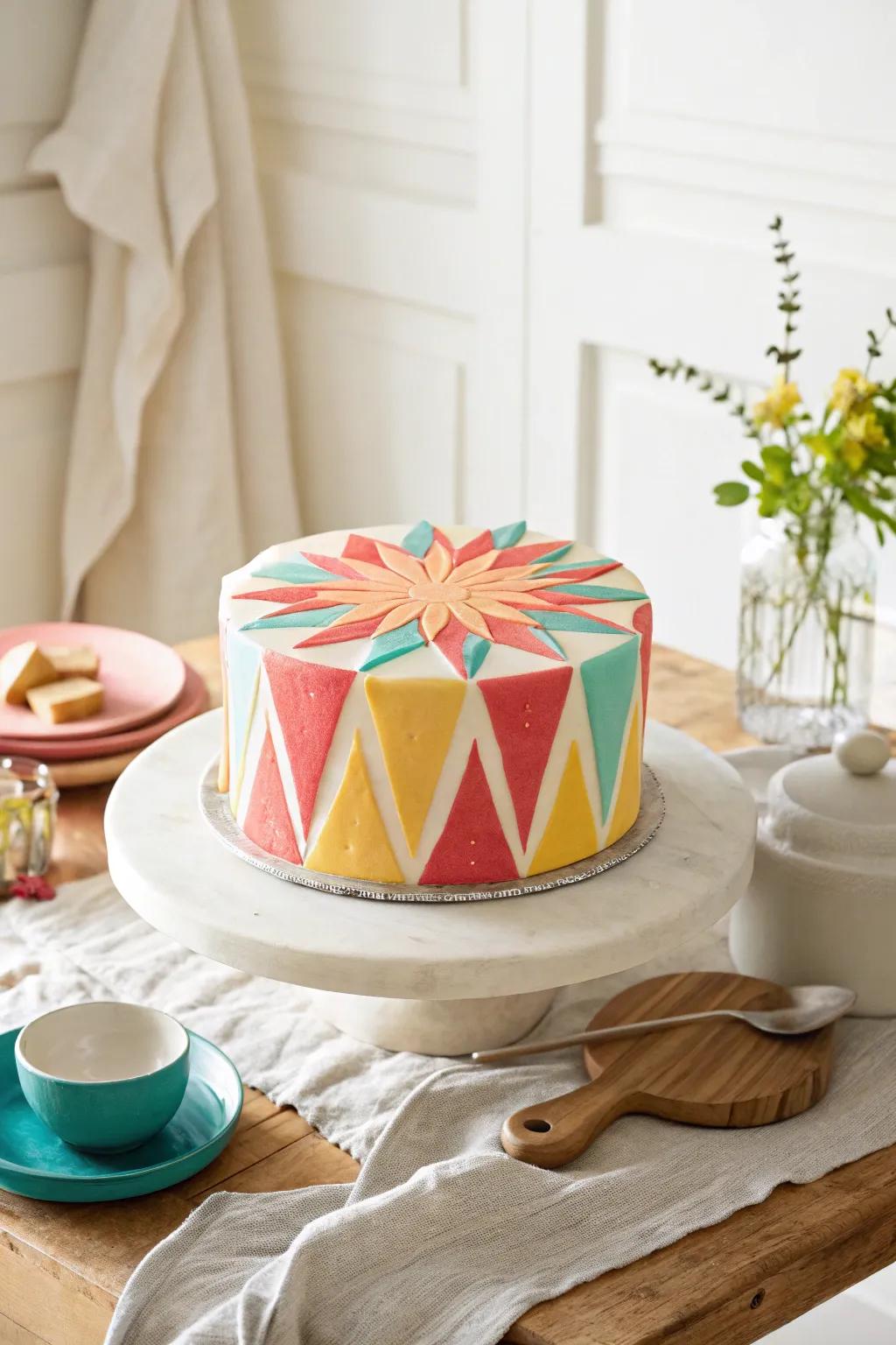 Bursting with color and excitement! 🌟🎨 #VibrantCakes #BirthdayFun