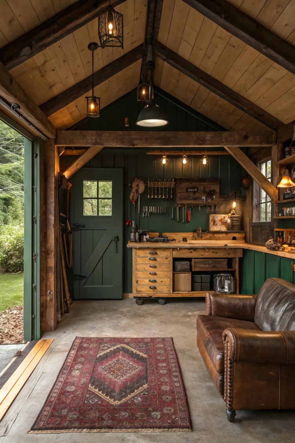 Warm up your space with rustic charm that combines old-world appeal with modern comfort.