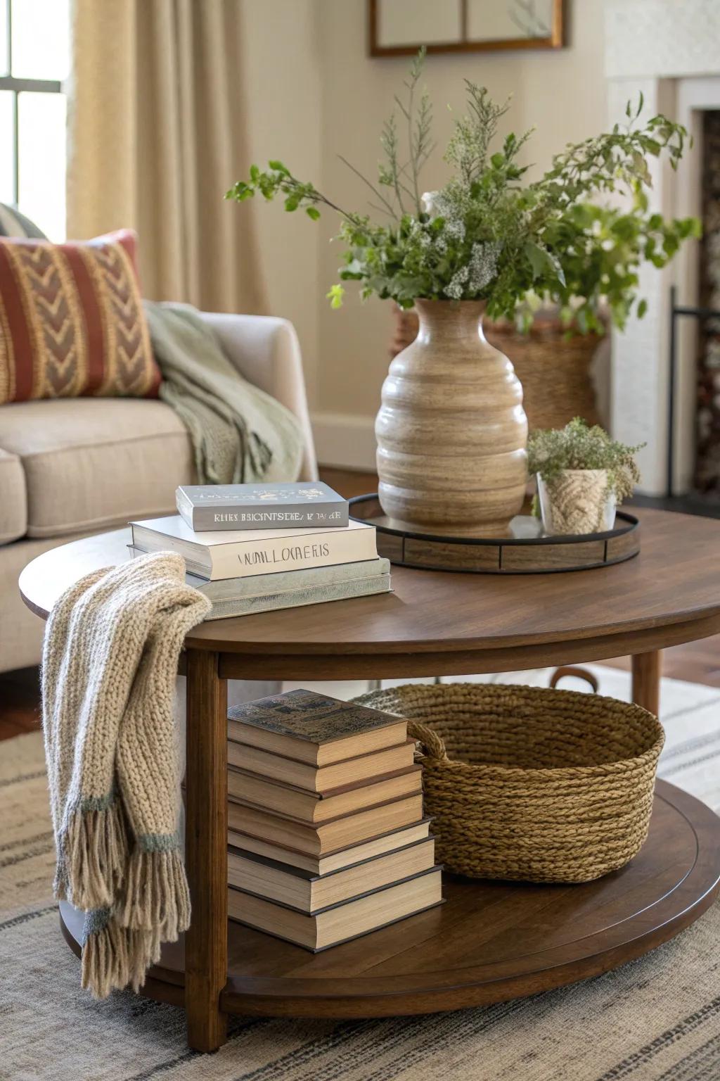 Create visual depth by layering decor items, adding intrigue to your table arrangement.