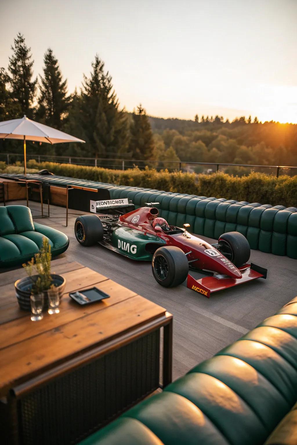 Inflatable race cars bring a dynamic and playful element to your party decor.