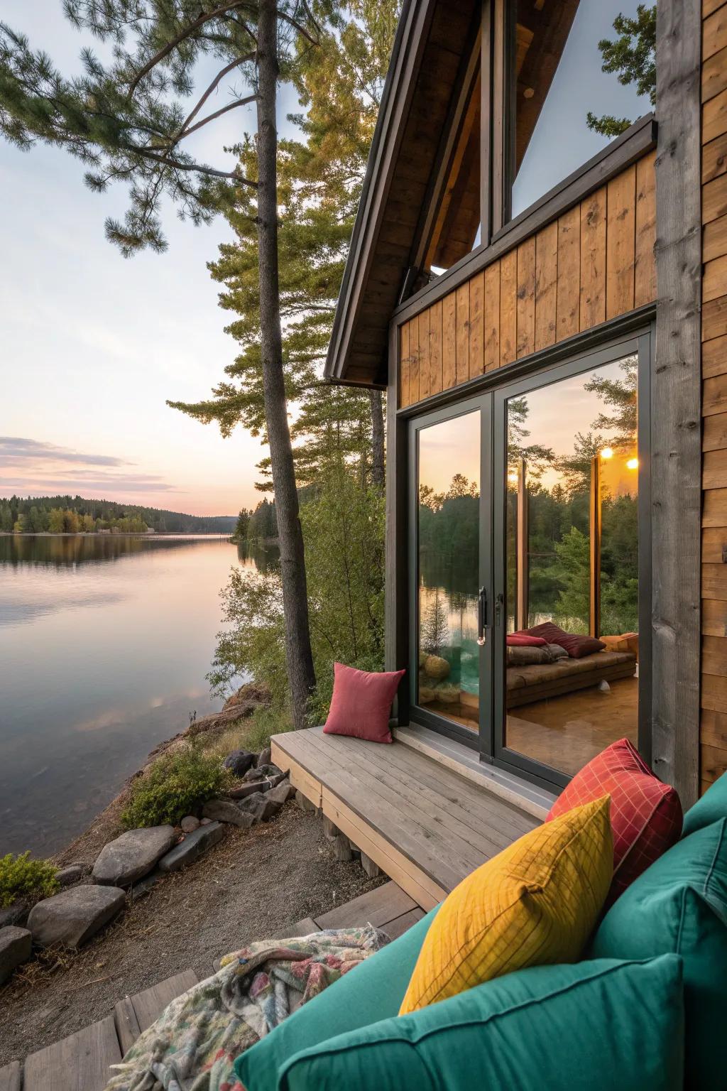 Let the view take center stage with strategic cabin placement.