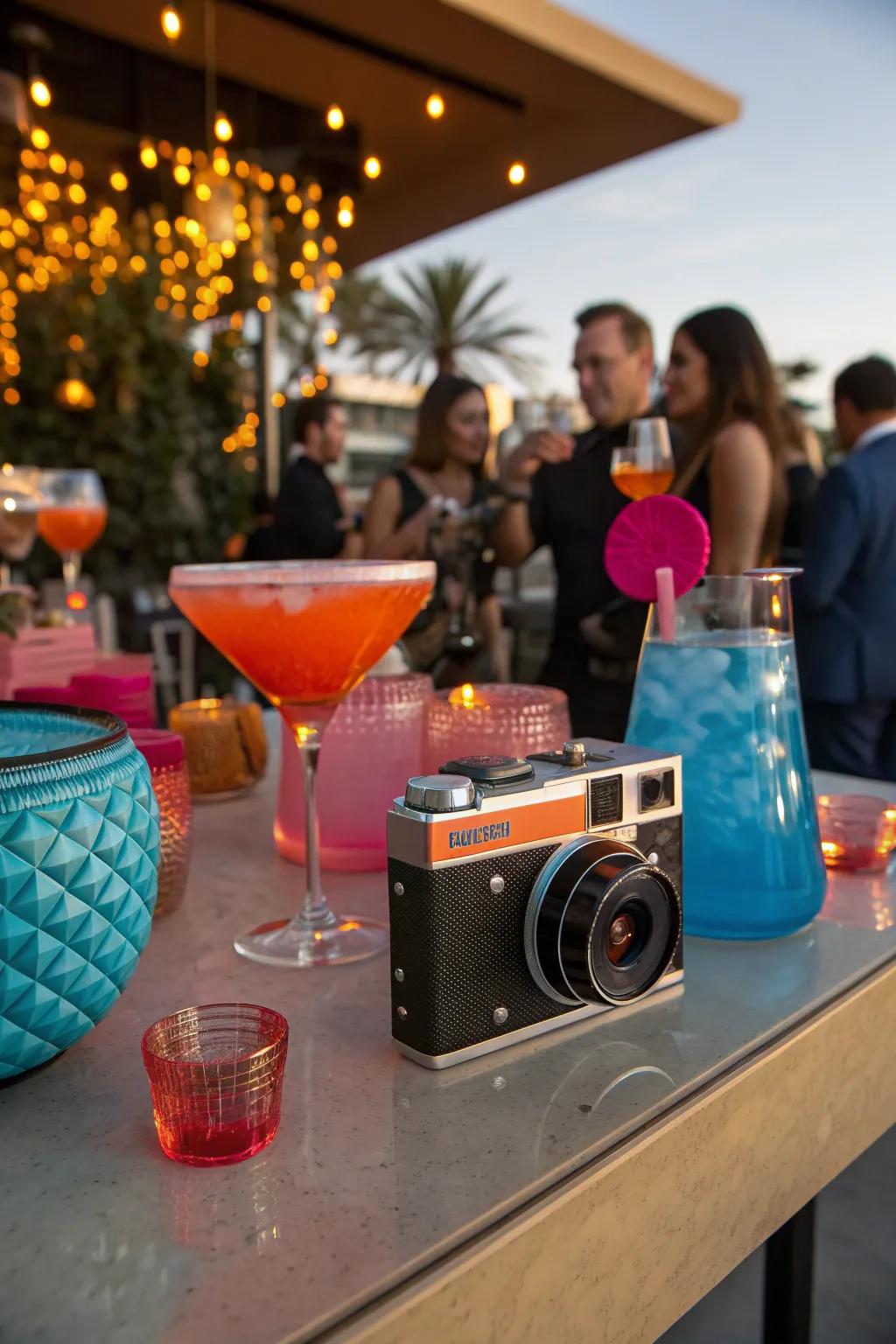 Make your centerpieces a talking point with quirky, photo-worthy items.