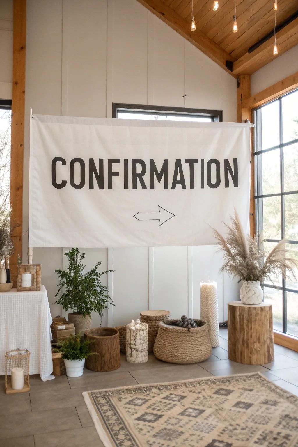 Make your message loud and clear with eye-catching bold letters.