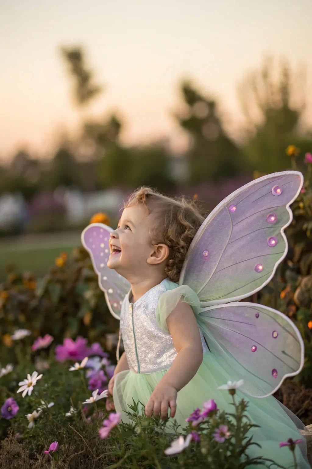 Fly away on an Easter adventure with enchanting butterfly wing props.