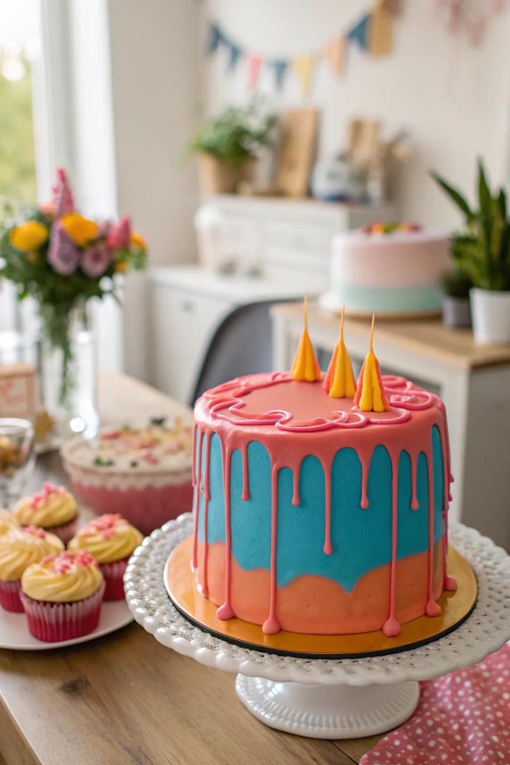 Turn your cake into an edible masterpiece that captures attention. 🎨 #EdibleArt #CreativeCakes