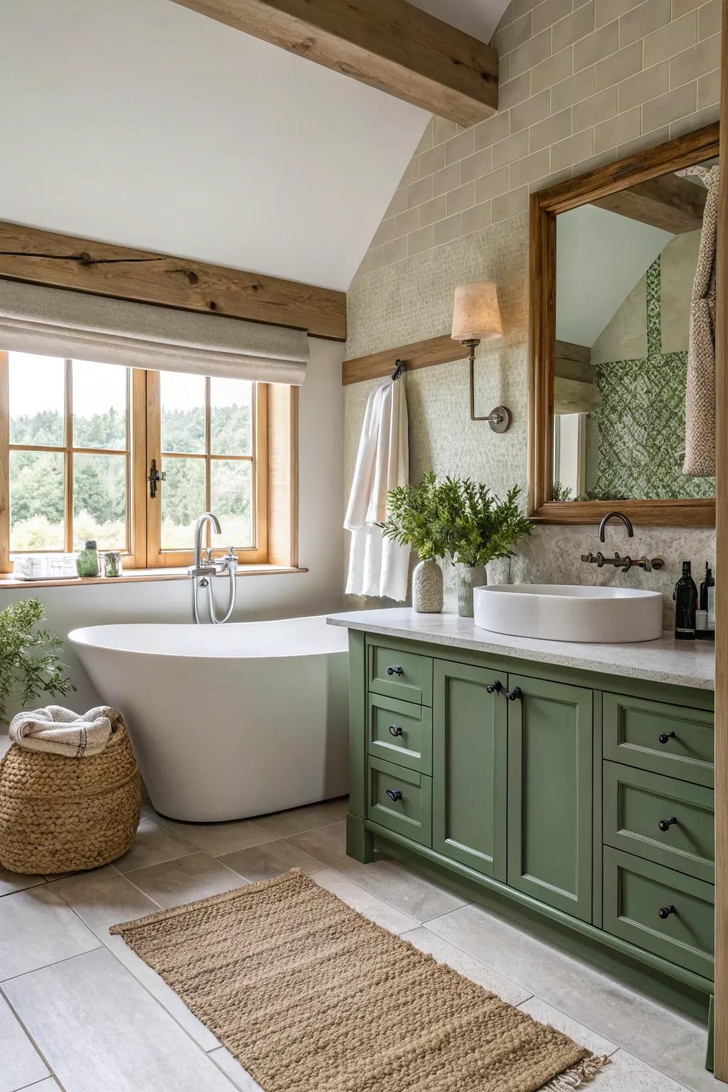 Transform your bathroom into a serene retreat with the elegance of a freestanding tub.
