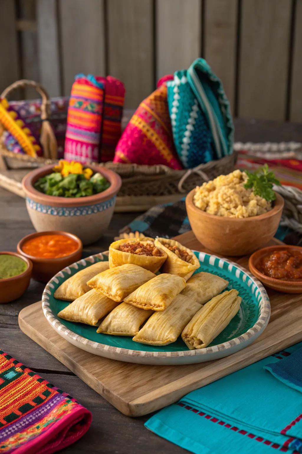 Let traditional flavors enhance your decor with delicious displays that invite indulgence. 🍽️ #FoodArt #CulinaryDelight