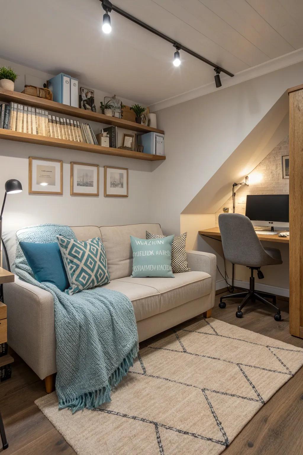 Small but mighty—optimize your space with a compact office layout.