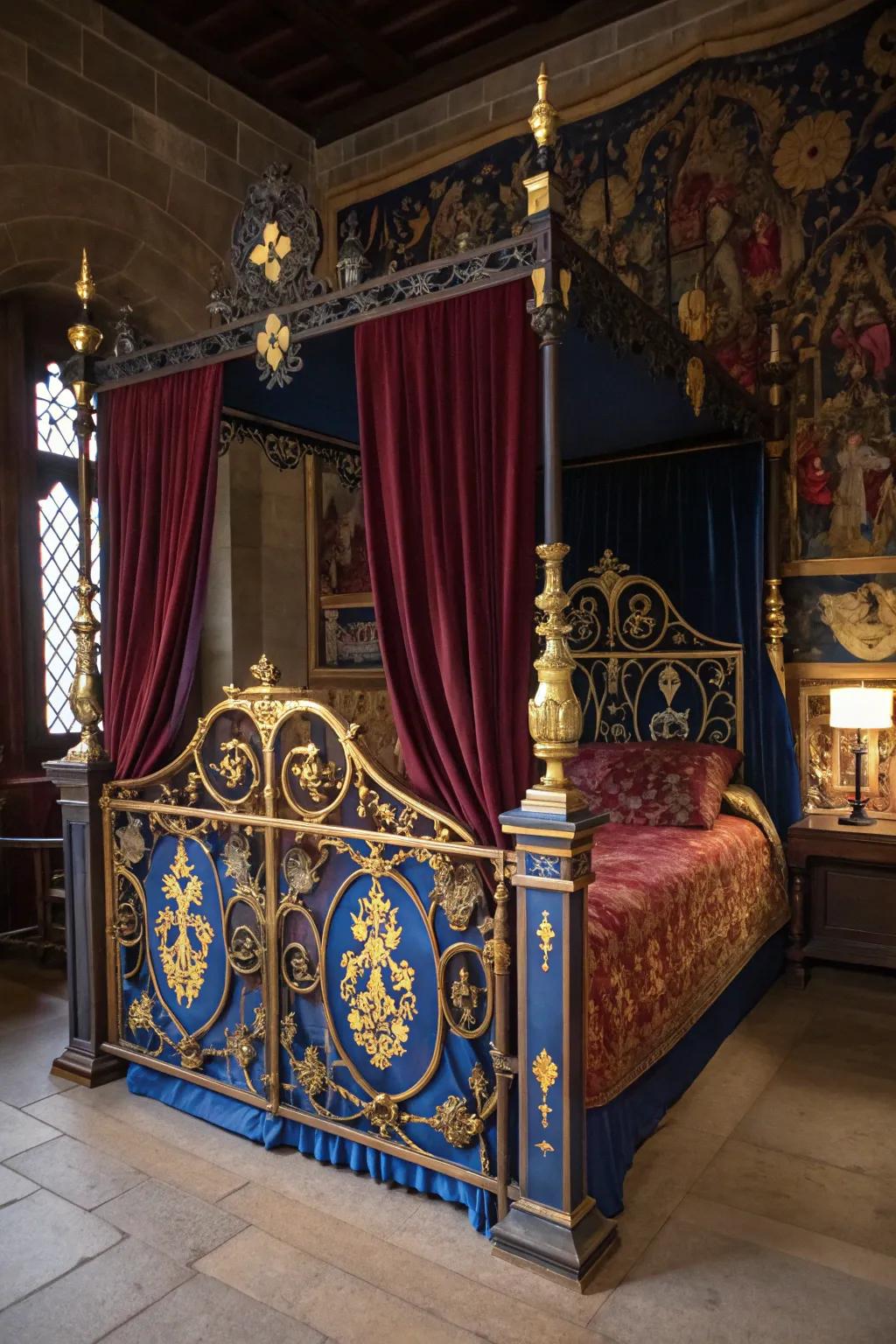 Infuse your space with intricate metalwork that echoes the artistry of the Middle Ages.