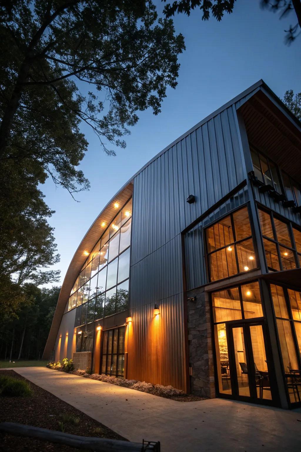 Uplighting adds drama and sophistication, accentuating architectural features beautifully.