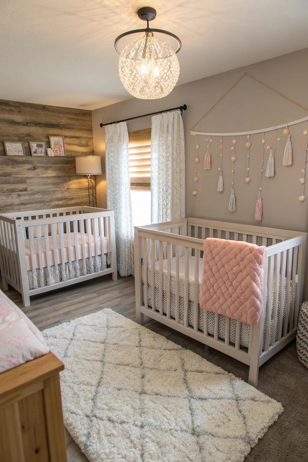 Symmetry brings balance and harmony, creating a visually pleasing shared space.