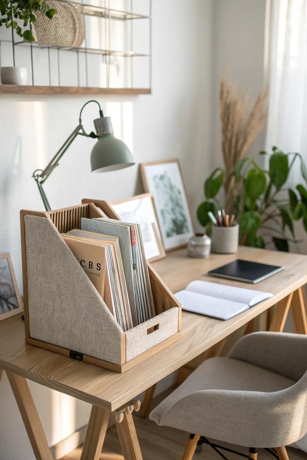 Versatile magazine holders offer more than just magazine organization.