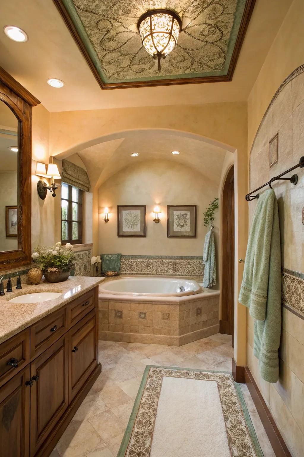 Seamless ventilation solutions in soffits keep your bathroom fresh and chic. 💨