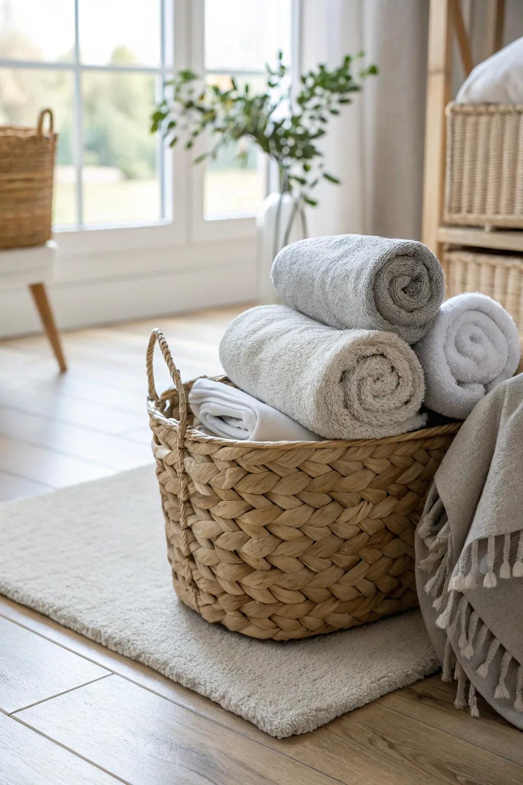 Minimalist rolls offer a clean and polished appearance.