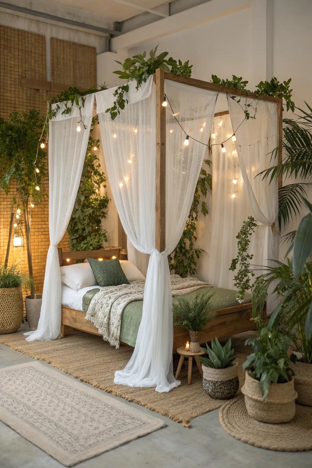 Nature's touch transforms spaces into serene havens. 🌿 #NatureInspired #GreenDesign