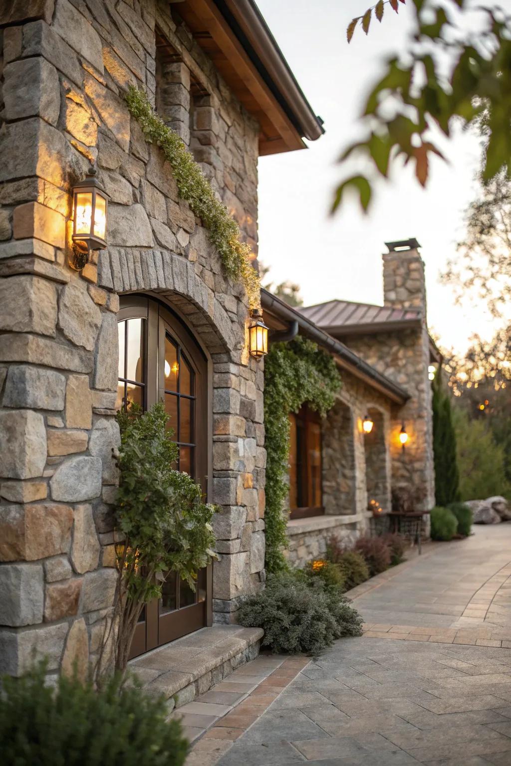 Infuse your home with history and character through timeworn stone cladding. 🏡 #StoryTellingFacade