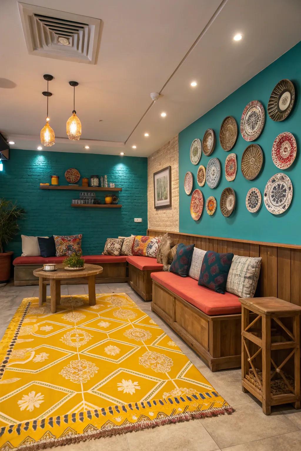 Transport guests with immersive themed decor that tells a story. 🎨 #ThemedDesign #CulturalSpaces