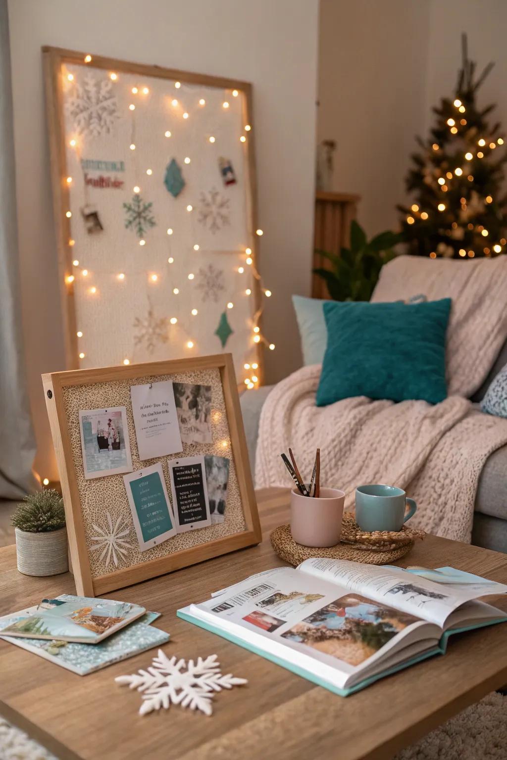 Set your intentions for the year with a vision board that inspires and motivates. #VisionBoard #GoalSetting