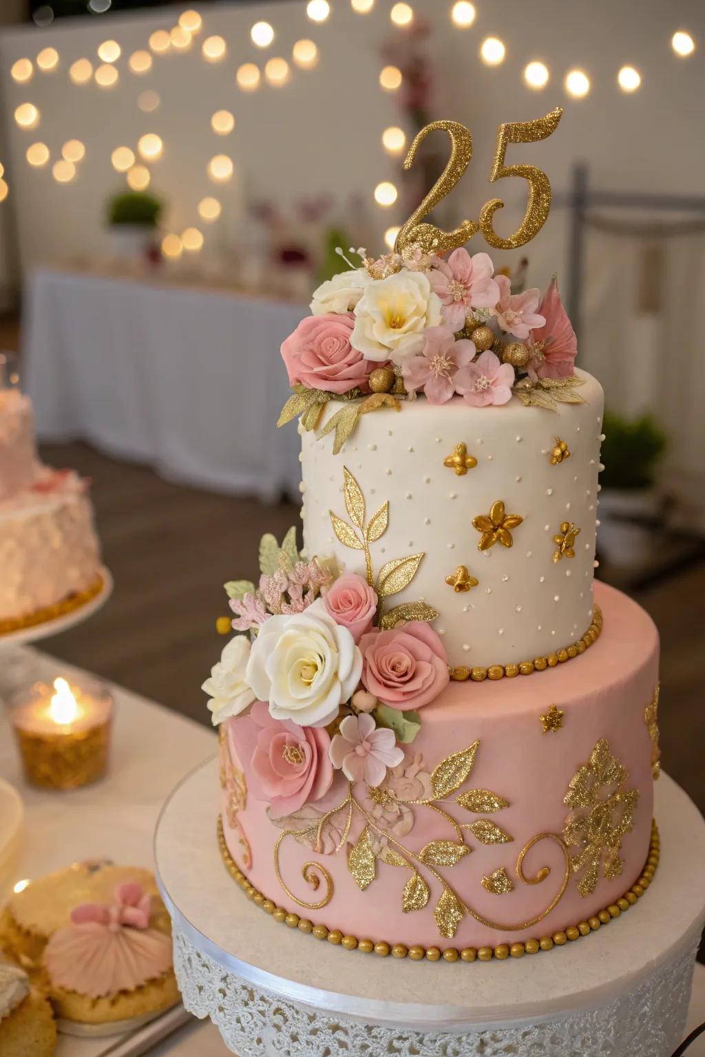 Art you can eat! 🎨🍰 #CulinaryArt #BirthdayElegance