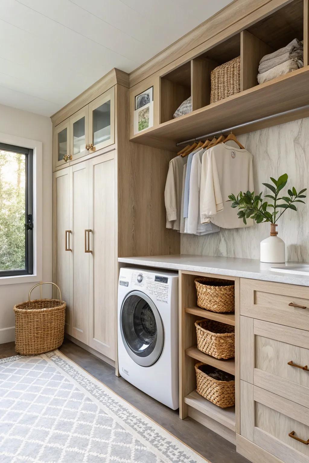 Tailor your storage to fit your lifestyle with custom cabinetry that keeps clutter at bay. 🏡 #CustomDesign #HomeStorage #OrganizedLiving