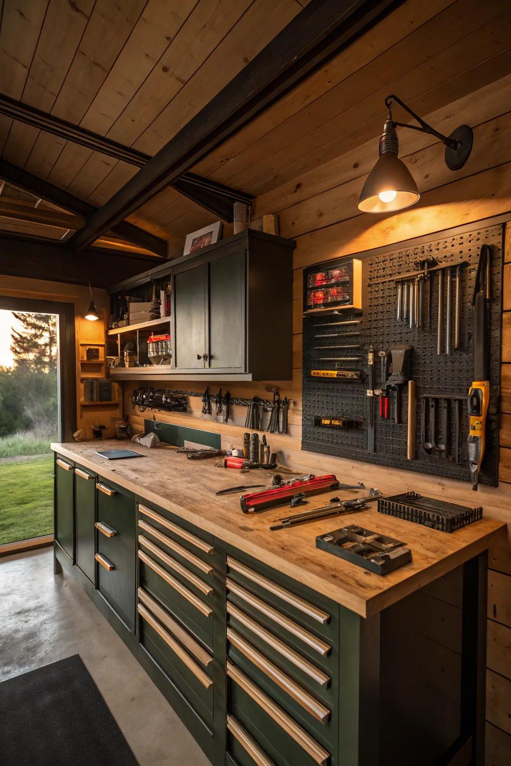 Unleash your creativity with a workshop that's perfectly equipped for all your projects.