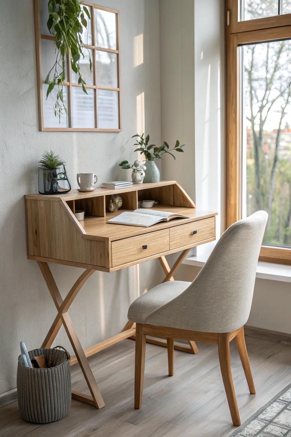 Optimize your space with a smart, wall-mounted design.