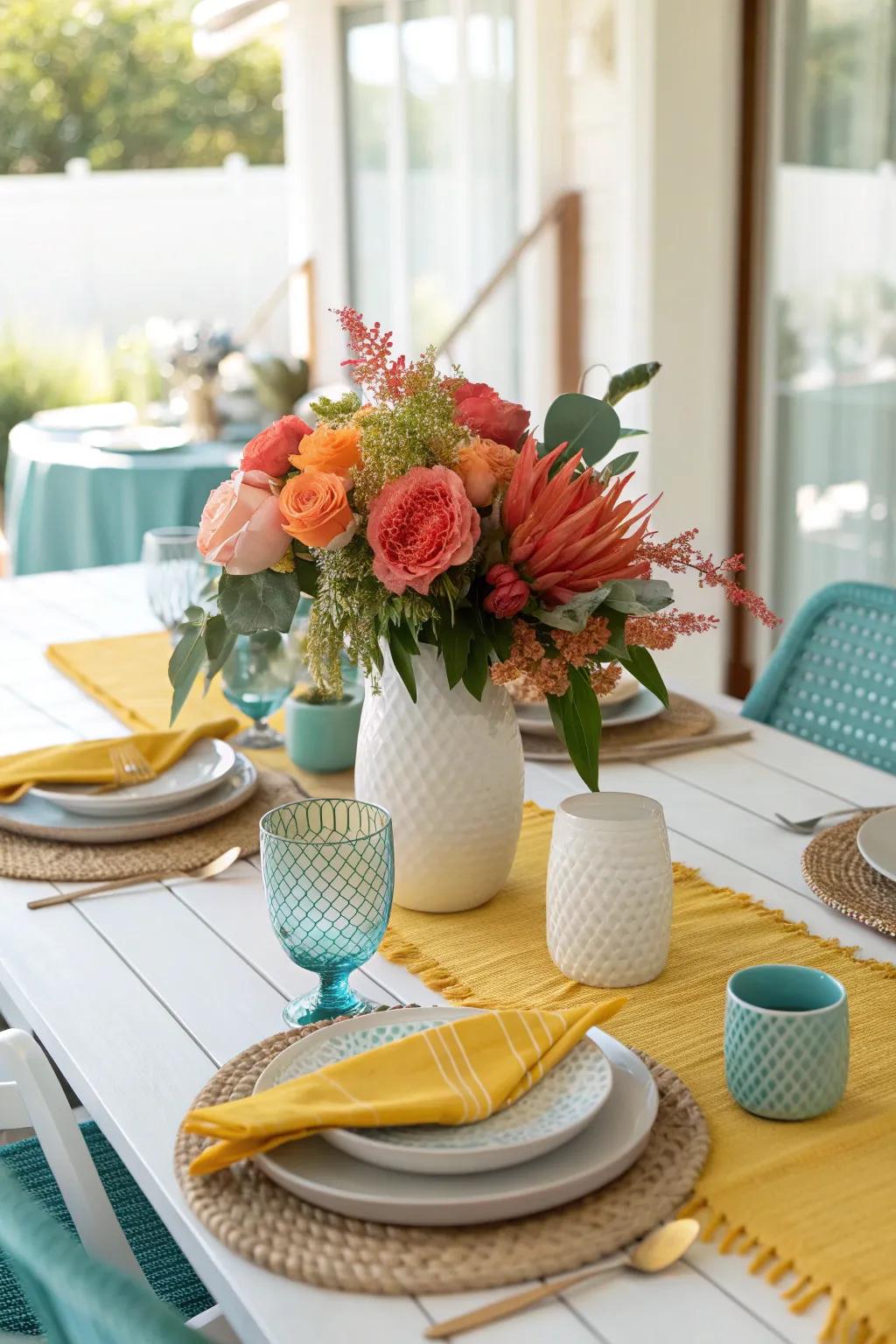 Achieve minimalist elegance with a tablescape that highlights simplicity and sophistication.