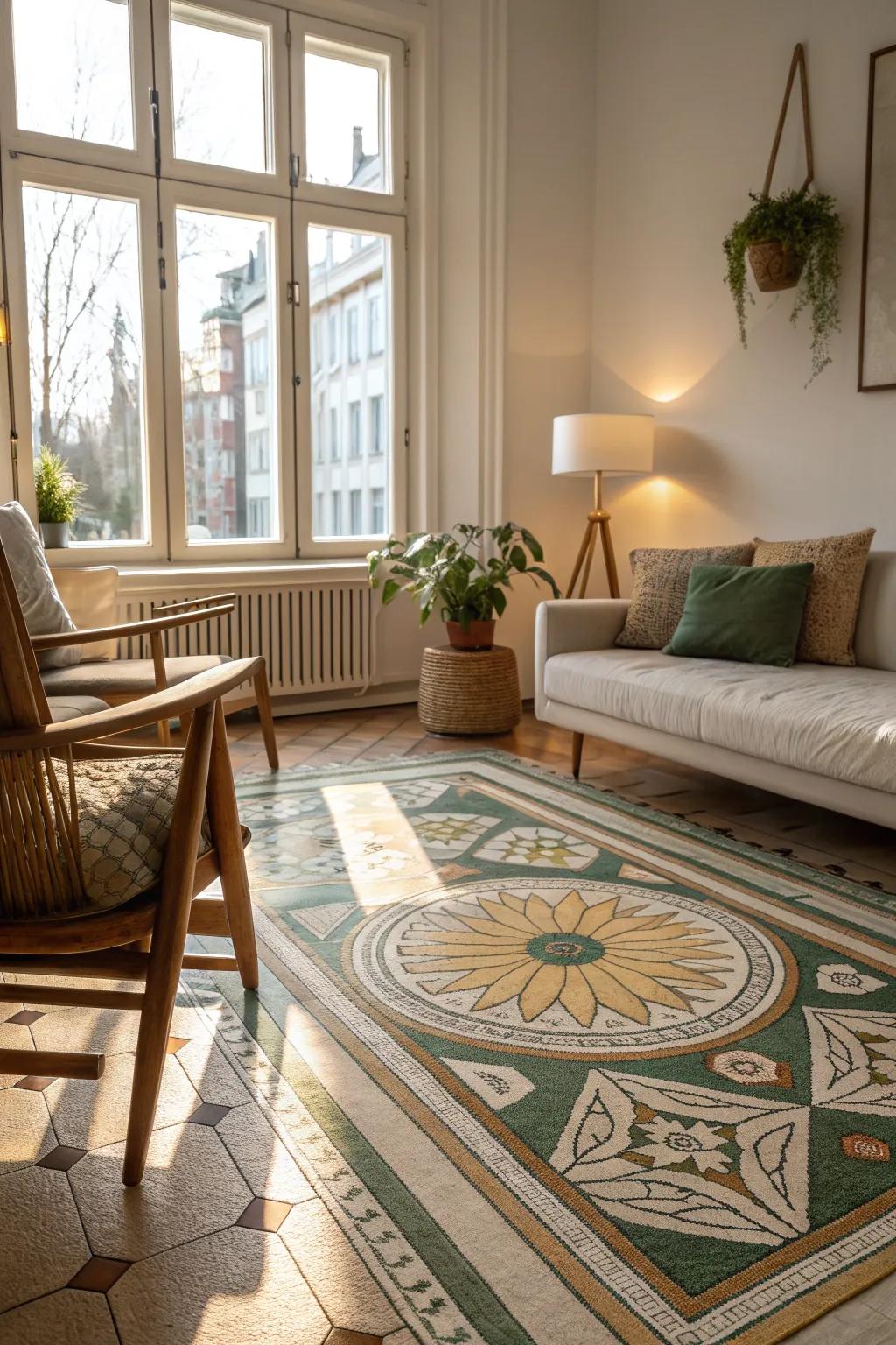 Add glamour to your floors with Art Deco designs that dazzle with every step. #DecoDream