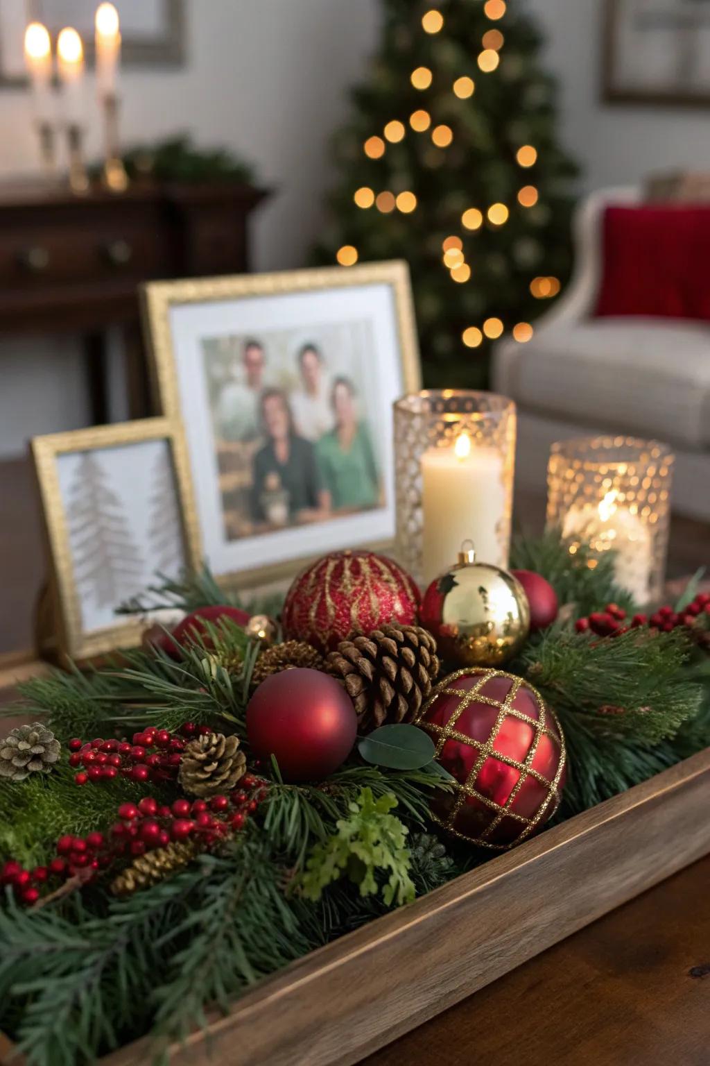 Celebrate family traditions with decor that honors loved ones past and present.