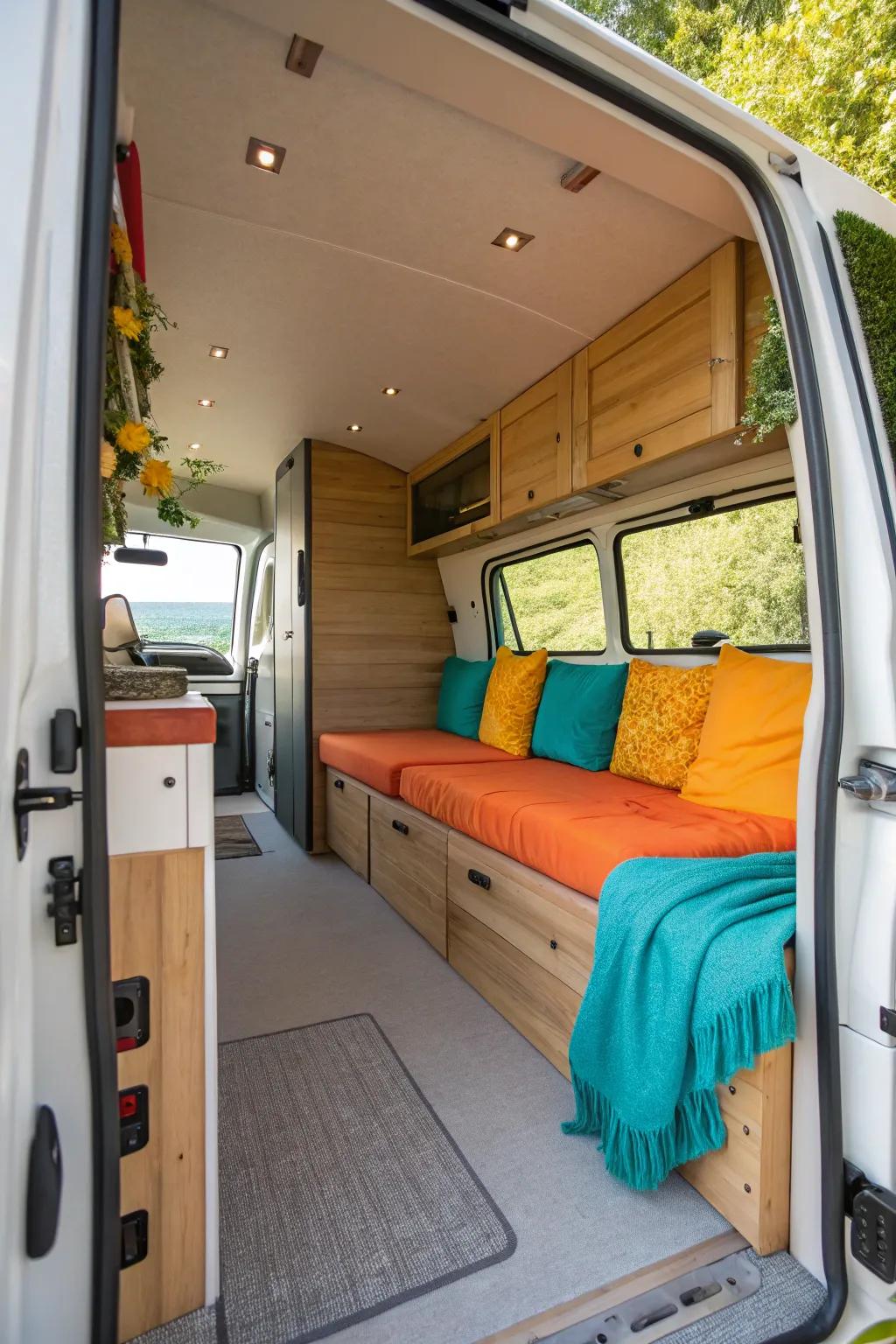 Embrace the freedom of van life. #VanLife #MinimalistLiving
