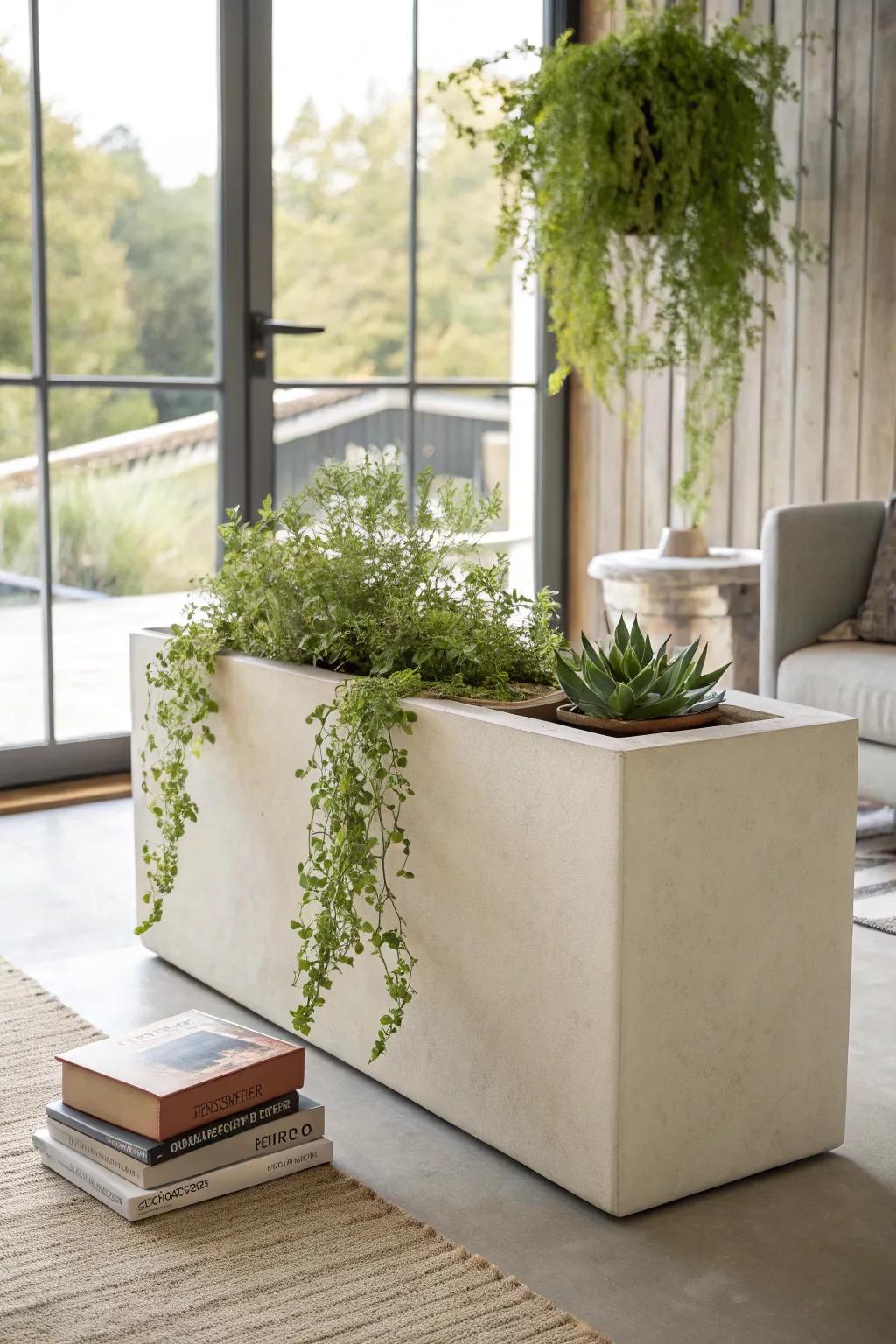 Embrace simplicity with minimalist planters that highlight clean lines and understated elegance.
