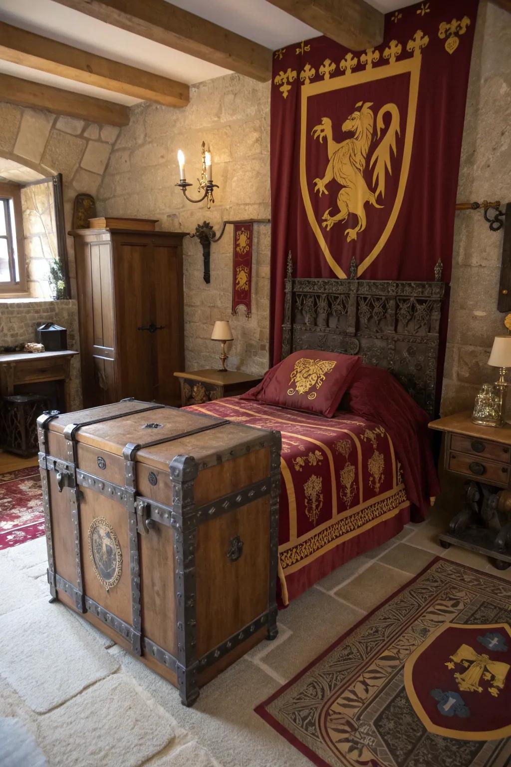 Tell your own tale with decor that blends personal history and medieval charm.