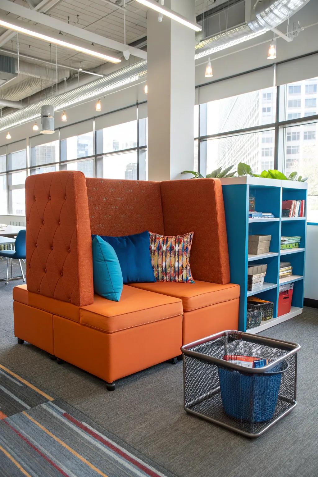 Multifunctional furniture offers smart solutions for space-saving and versatility in your office.