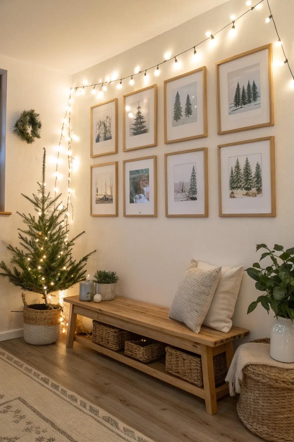 Let your art shine with picture lights that add elegance and focus.