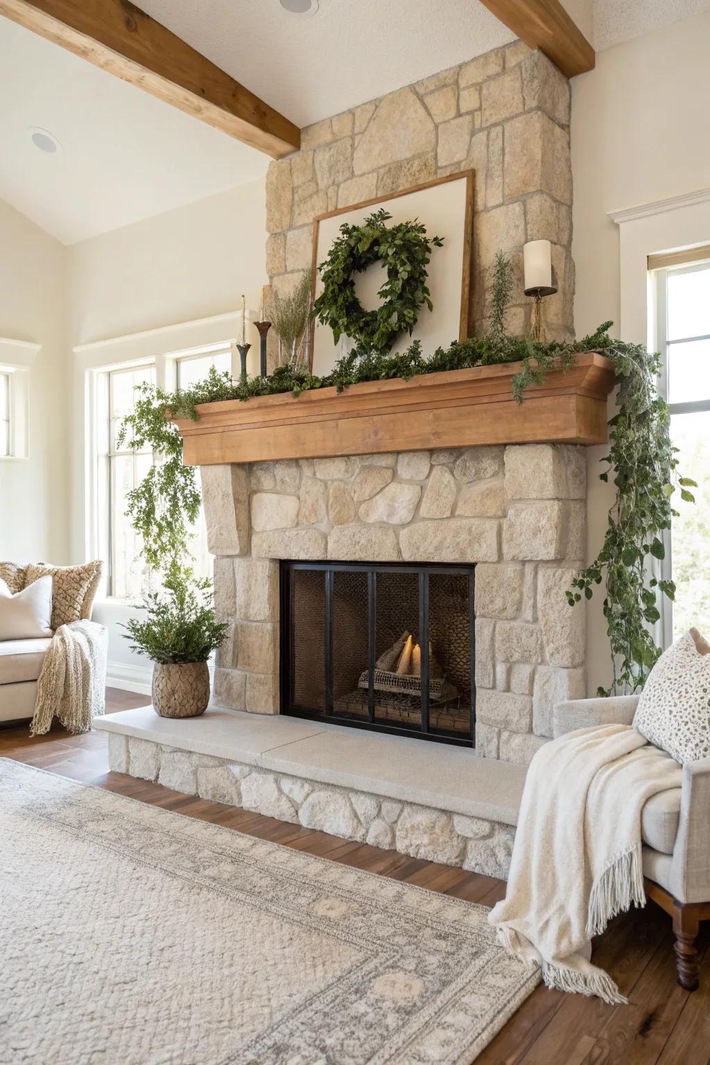 Embrace nature indoors with organic textures that soothe and refresh your living space.