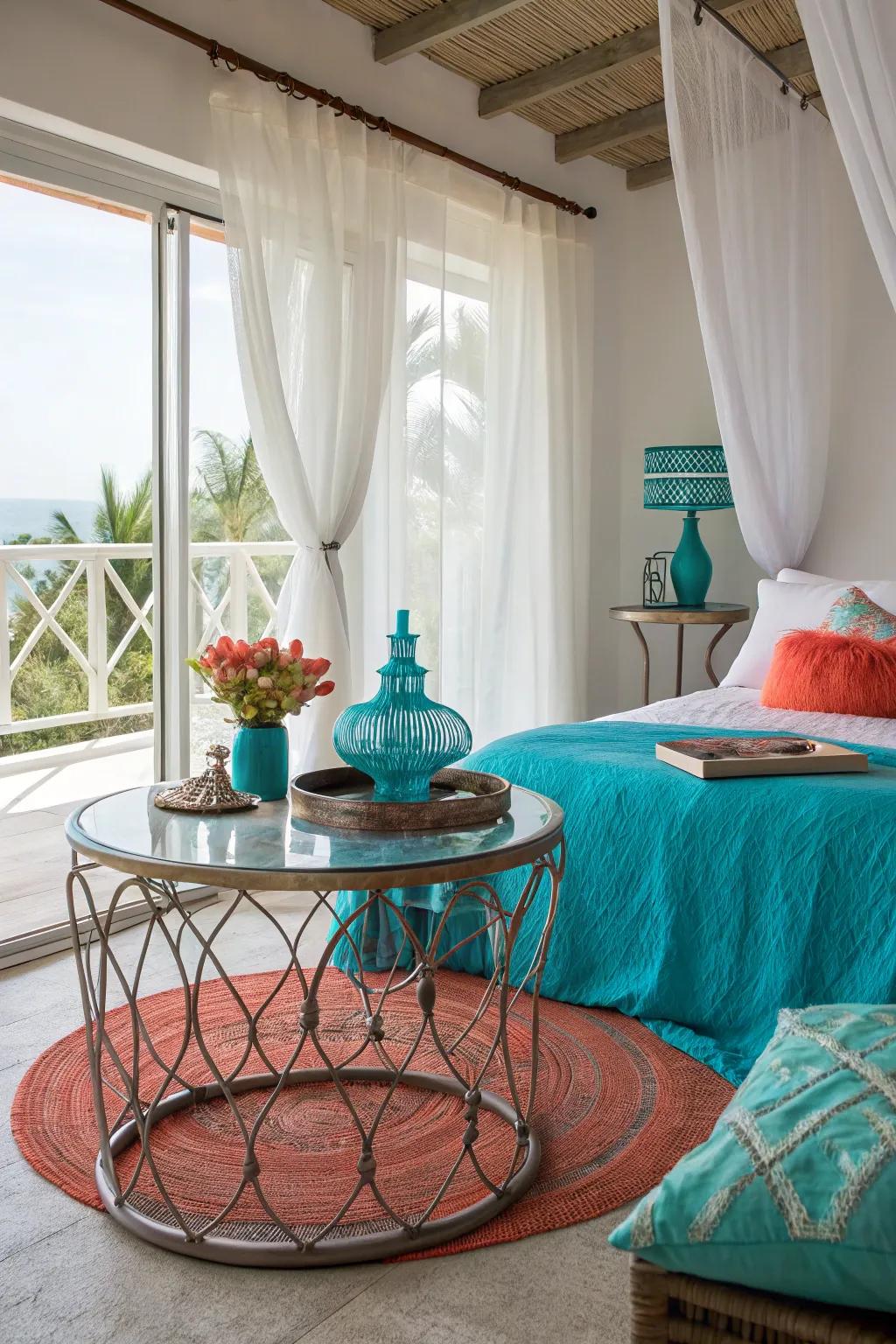 Glass elements maintain transparency and reflection, enhancing lightness.