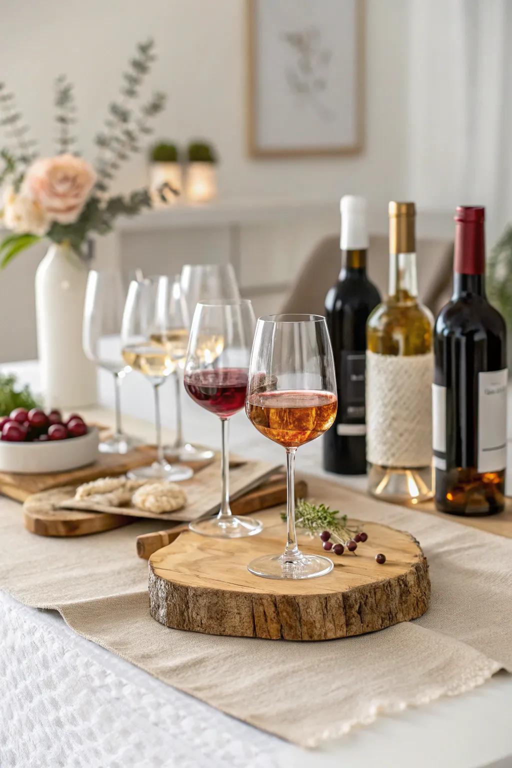 Explore new flavors and indulge in a wine tasting experience with friends.