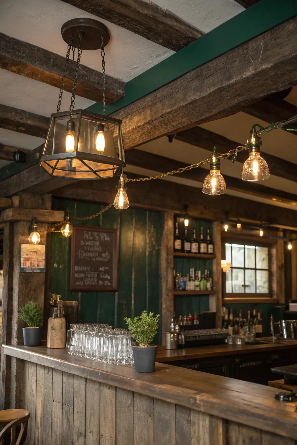 Farmhouse flush mounts offer rustic charm in spaces with low ceilings.