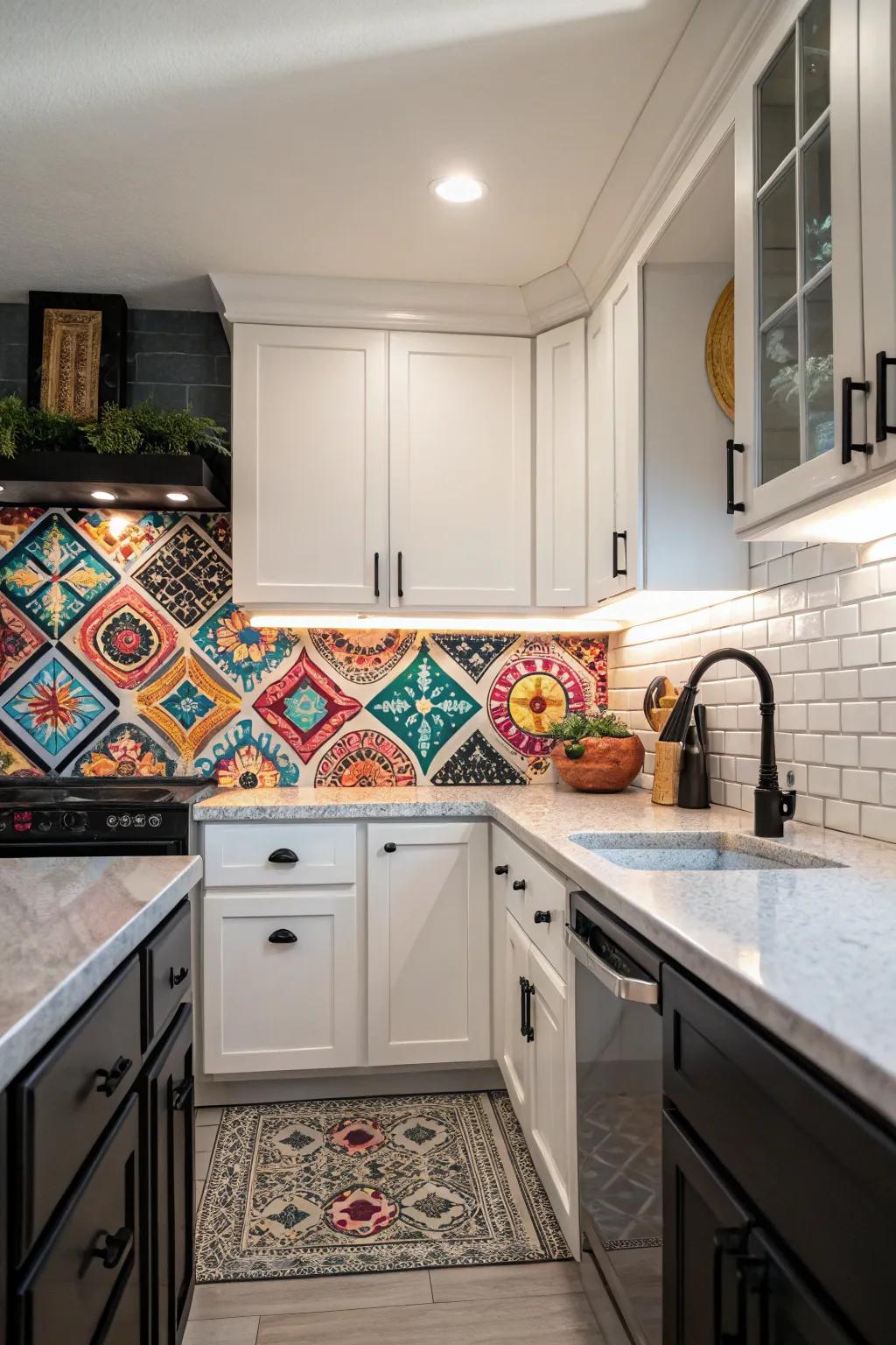 Let your kitchen's personality shine with a unique backsplash.