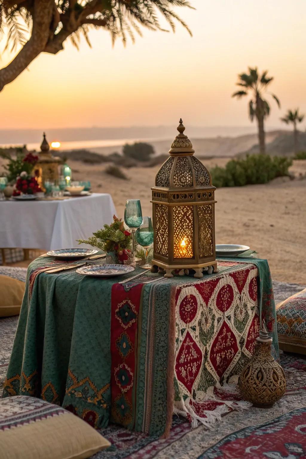 Enchant your guests with Moroccan magic, rich colors, and intricate patterns that transport you to another world.