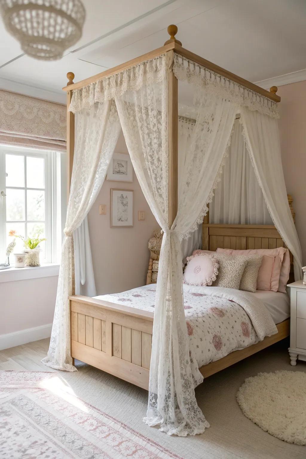 Step back in time with vintage charm, where lace and nostalgia create timeless beauty.