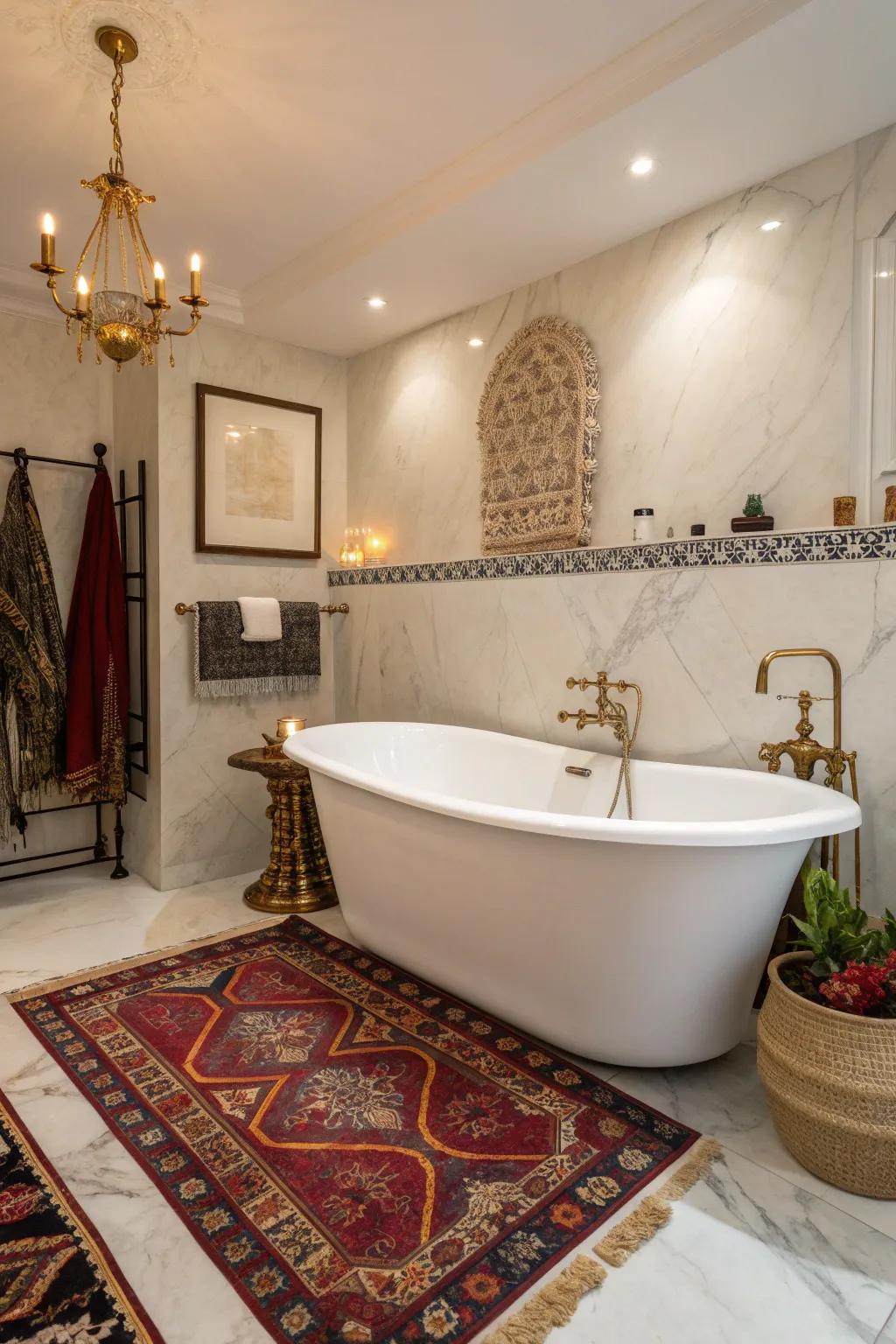 Blend simplicity and boldness for a space that's both sophisticated and fun.