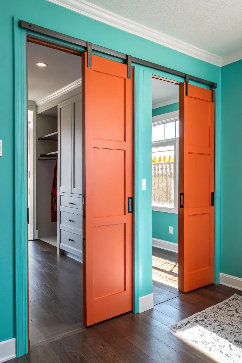 Save space with seamless pocket closet doors. #SpaceSaving #SeamlessDesign #HomeEfficiency