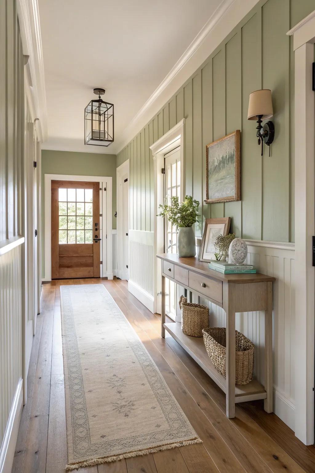 Board and batten adds architectural interest and elegance.