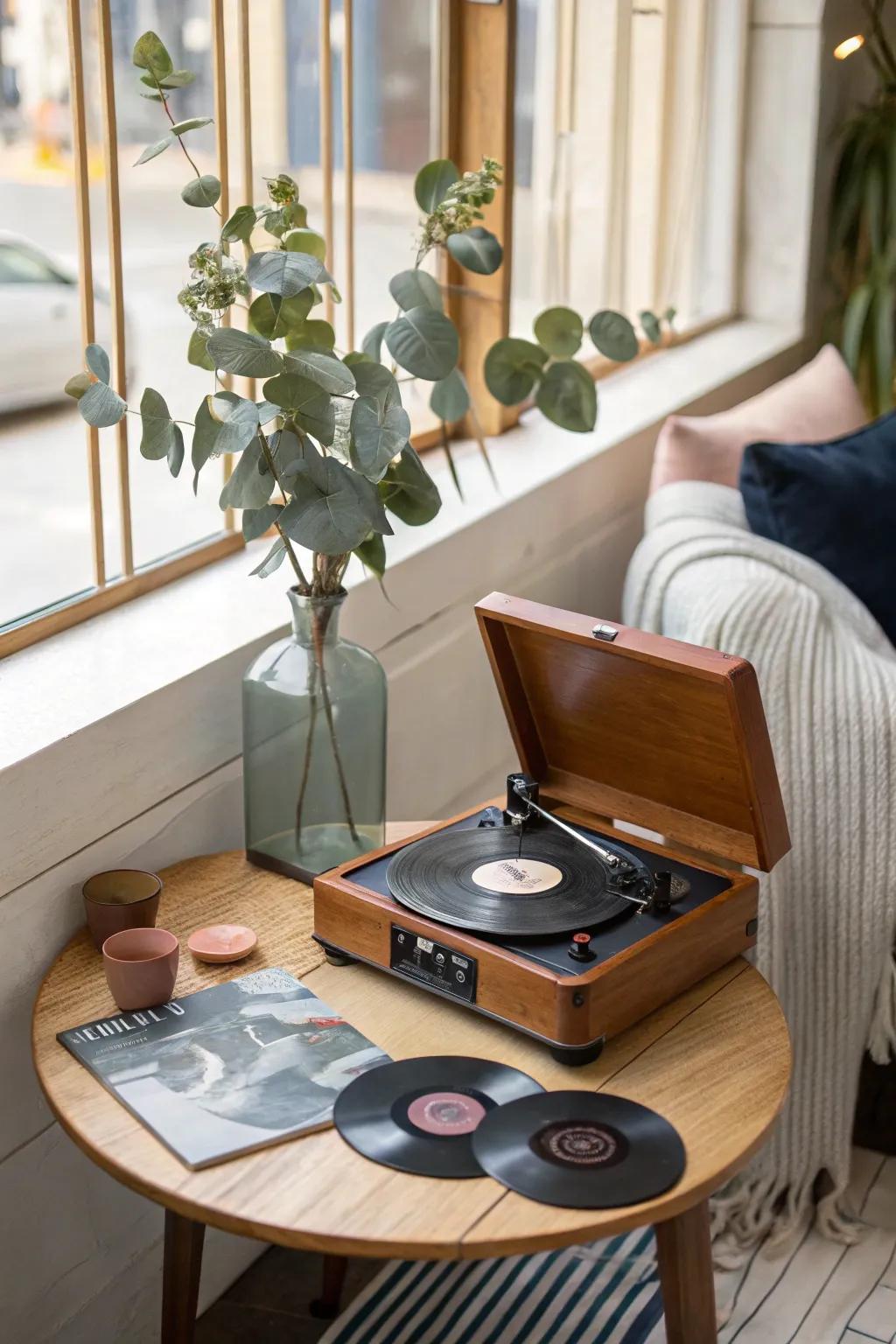 Set the mood with a curated Parisian playlist.